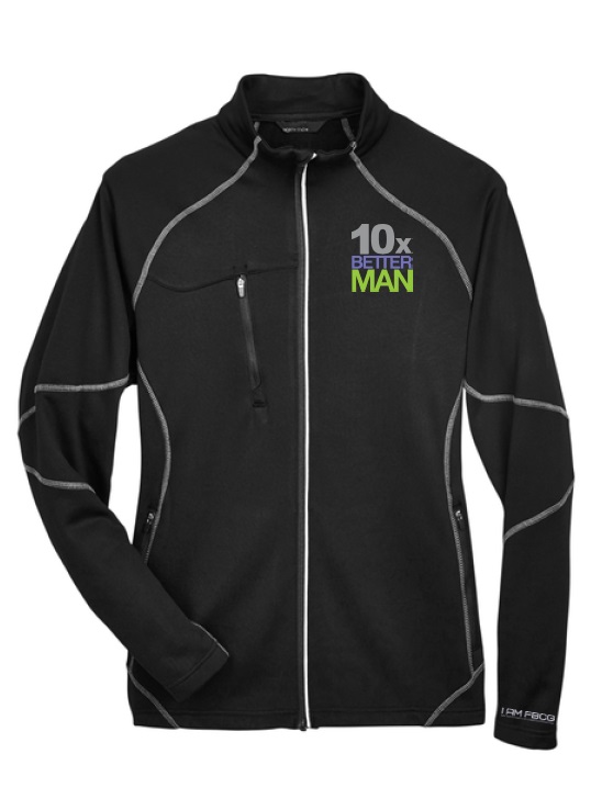 10x BetterMan Black Gravity Performance Fleece Jacket FBCG Media Center